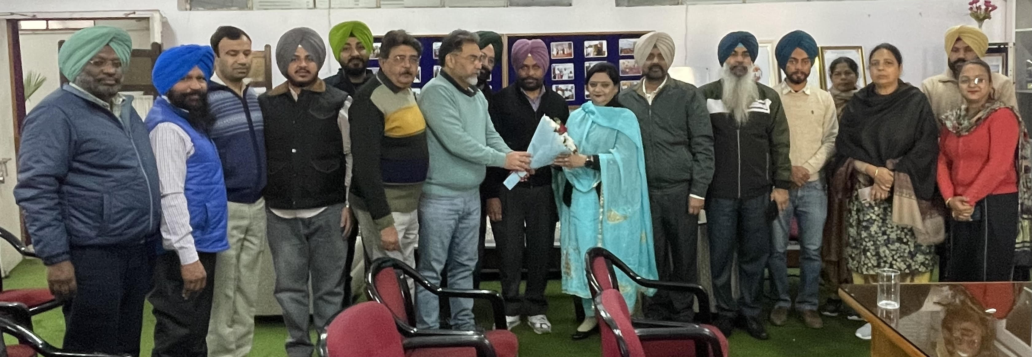 Harpreet Kaur assumed the post of Director, Language Department, Punjab